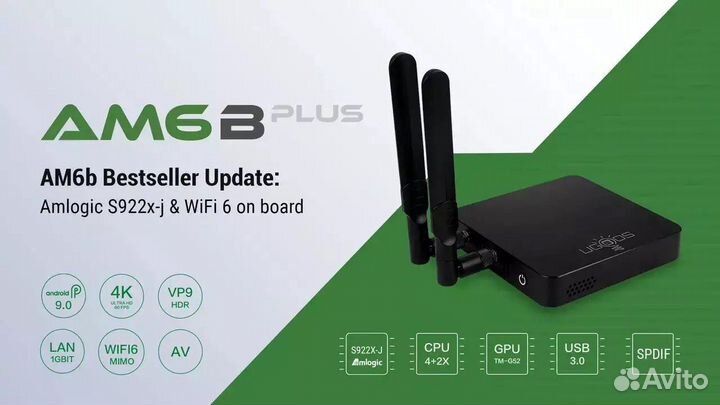 Ugoos AM6 B plus CPU 2.2 под ключ отп/розница