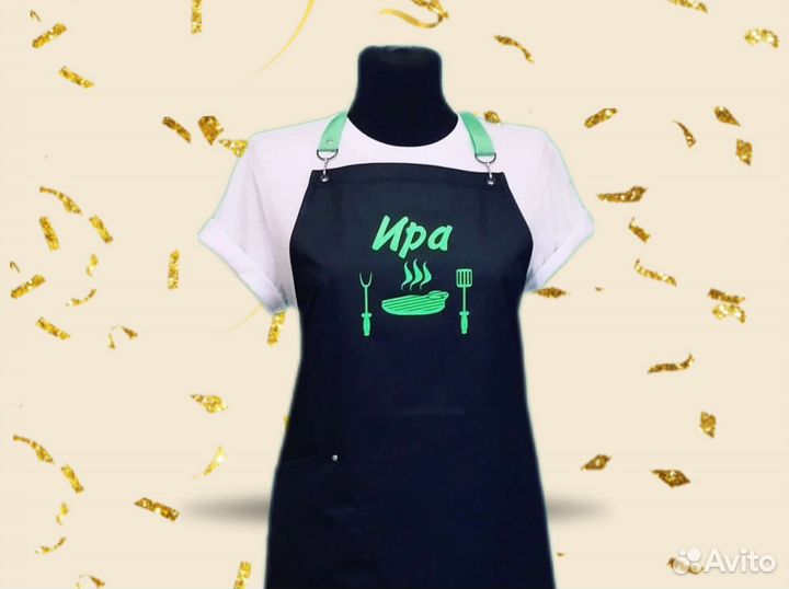 Фартук для кухни с логотипом