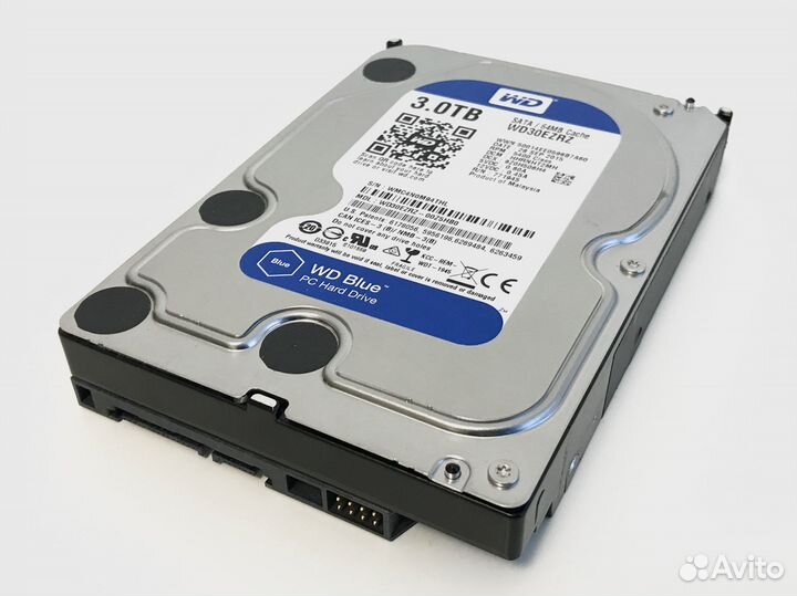 Жесткий диск WD Blue 3TB 5.4K RPM Cache 64MB SATA3