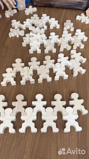 Деревянные пазлы балансиры