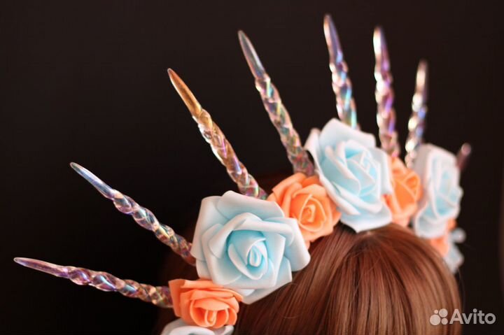 Ободок новогодний, венок, корона, для фотосессии