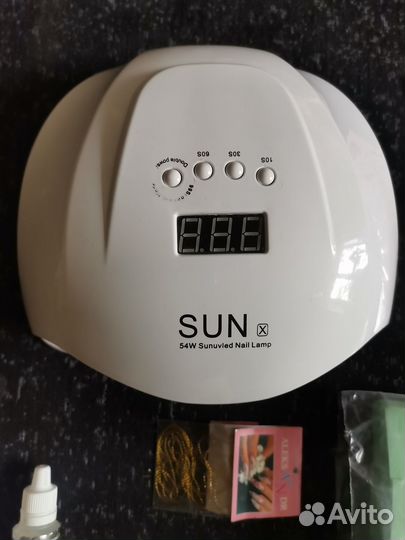 Лампа для маникюра (+набор)