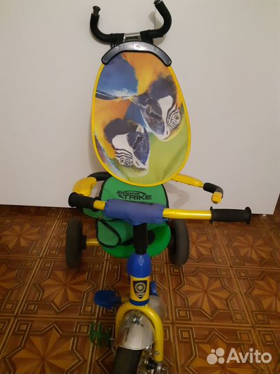 Велосипед детский с ручкой