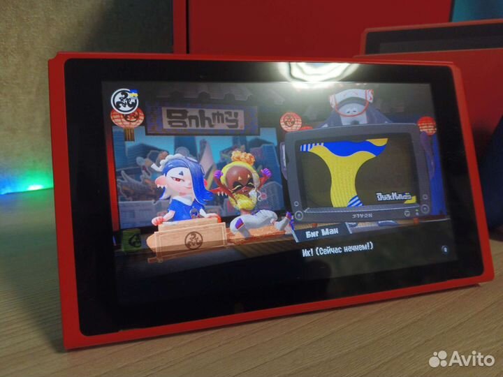Консоль Nintendo switch + игра Splatoon 3