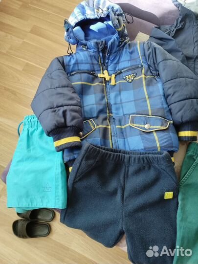 Детские вещи пакетом на мальчика р-р 92 19шт