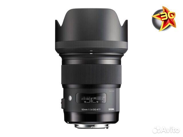 Объектив Sigma AF 50mm f/1.4 DG HSM Art Nikon F