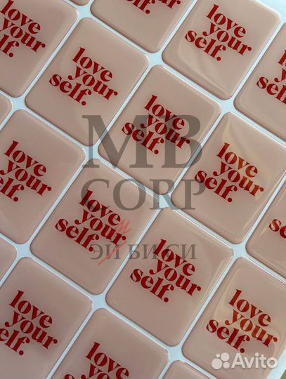 3D стикеры с логотипом