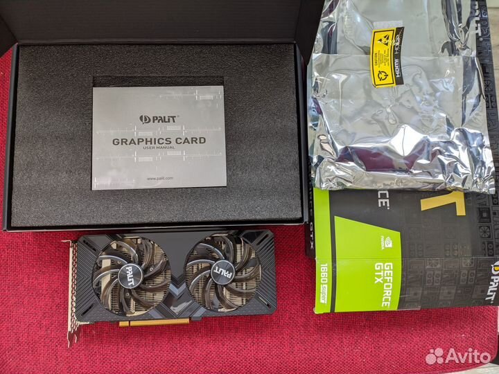Видеокарта gtx 1660 super (новая)