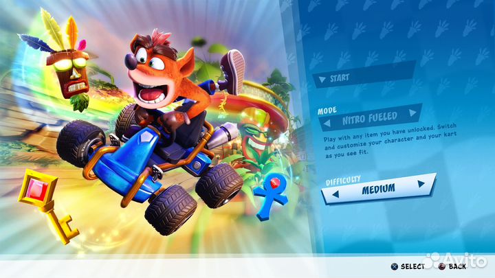 Crash Team Racing Nitro-Fueled. JEU Bundle PS4, ан