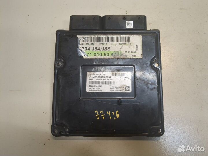 Блок управления двигателем Mercedes C W204, 2009