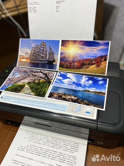 Цветной струйный принтер epson