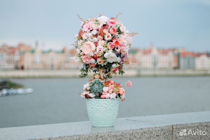 Цветочные композиции ручной работы