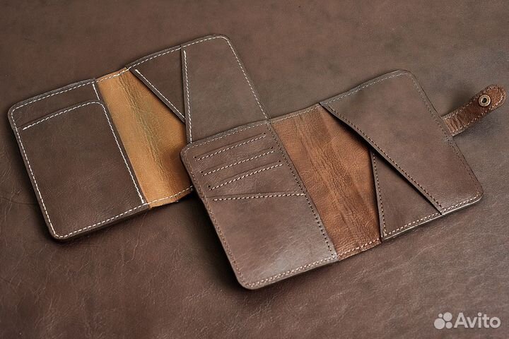 Обложка на паспорт натур. кожа ручная работа