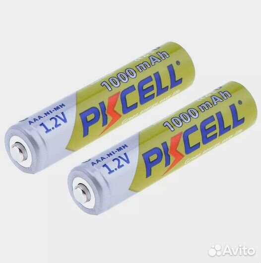 Мизинчиковые аккумуляторы (ааа) pkcell 1000 мАч