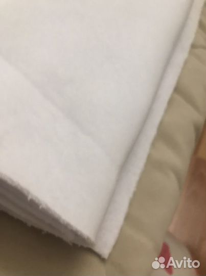 Футер трикотаж белый