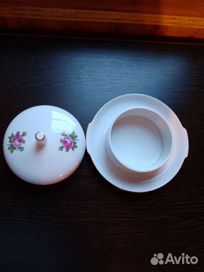 Посуда фарфоровая kahla масленка, пепельницы