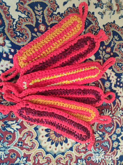 Мочалки ручной вязки