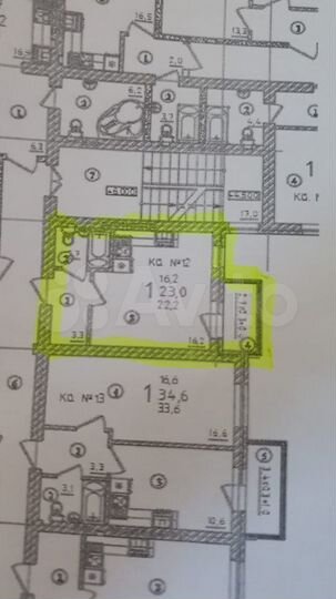 Квартира-студия, 23 м², 3/5 эт.