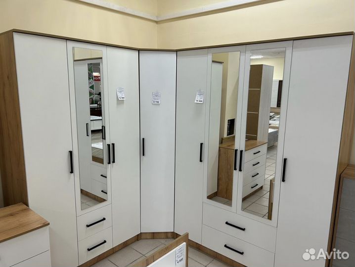 Шкафы Евро (3-х ств+угловой+ 4-х ств)