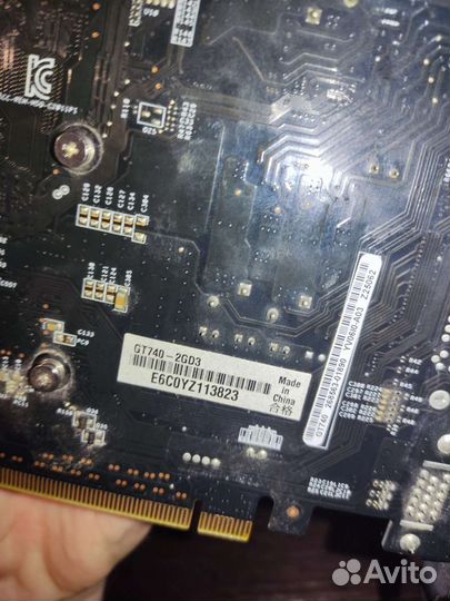 Видеокарта asus GT740-2GD
