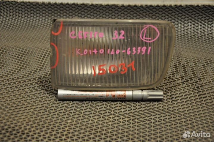 Туманка левая nissan cefiro A32