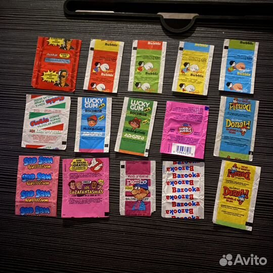 Обертки от жвачки