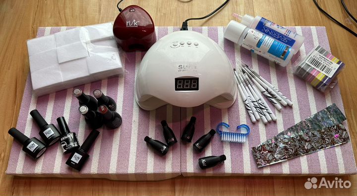 Набор для маникюра и педикюра/гель лак
