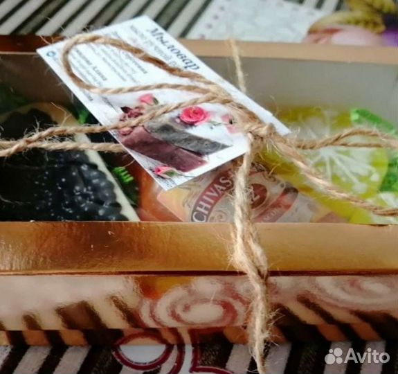 Мужской подарочный набор из натурального мыла