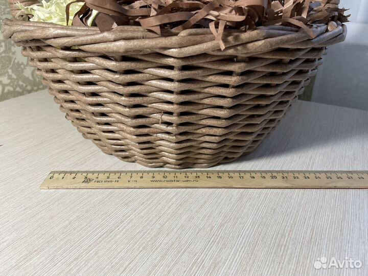 Плетенная корзинка бу