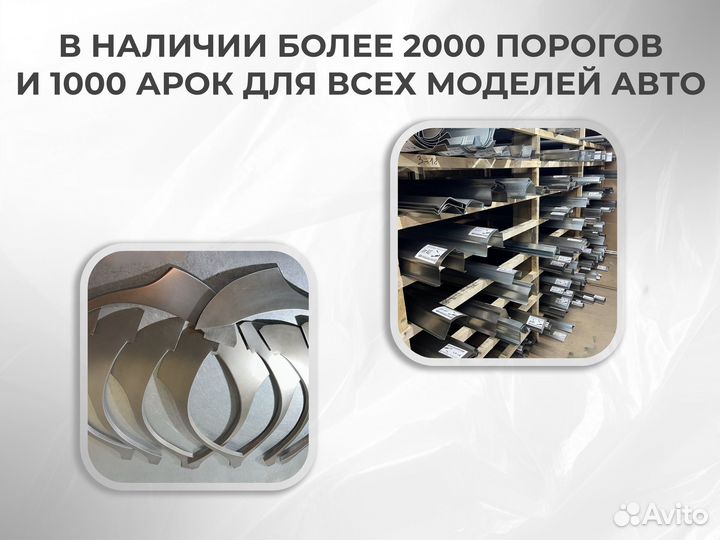 Ремонтные пороги и арки для BYD Кимовск