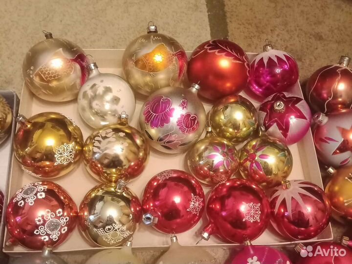 Елочные игрушки СССР шары