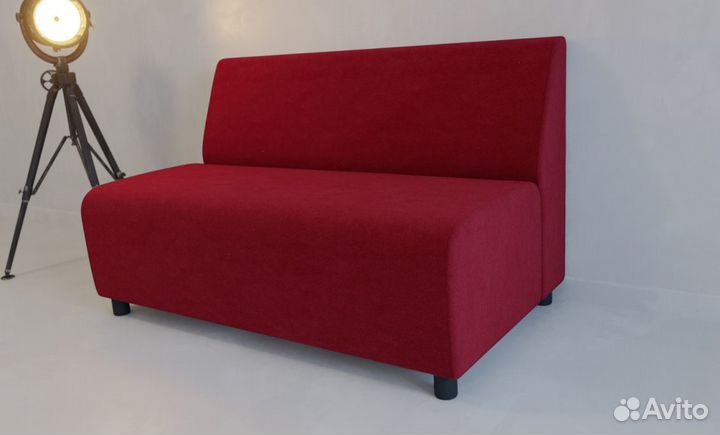 Кожзам диван офисный