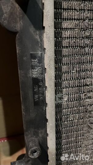 Радиатор охлаждения skoda fabia 2 1.6