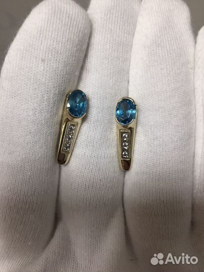 Золотые серьги