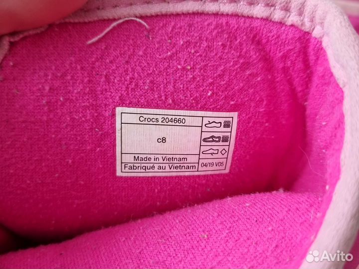 Сапоги crocs c8
