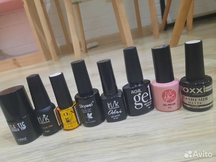 Базы, топы для гель лаков коробка 25шт