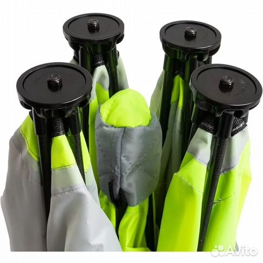 Палатка зимняя Куб 1,5х1,5 yellow lumi/gray