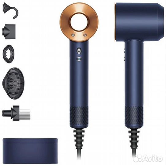 Фен Dyson Supersonic HD07 Prussian Blue. Оригинал
