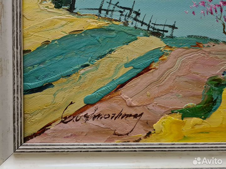 Картина маслом В долине