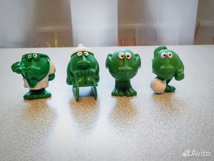 Новые фигурки коллекционные зелёные геломены