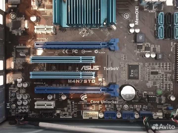 Материнская плата+процессор+охл-ние+ddr3/10Gb+корп