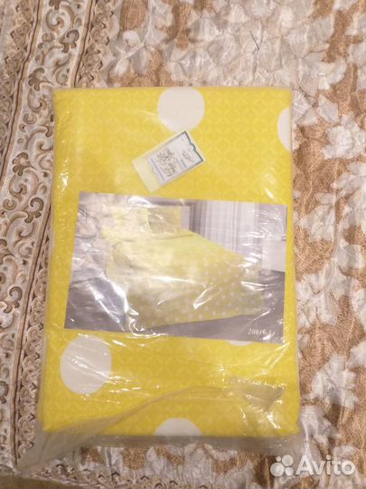 Комплект постельного белья новый 1.5