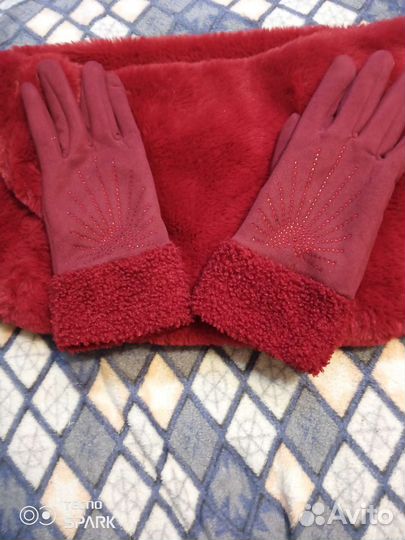 Снут и варежки и перчатки.Зима.два варианта