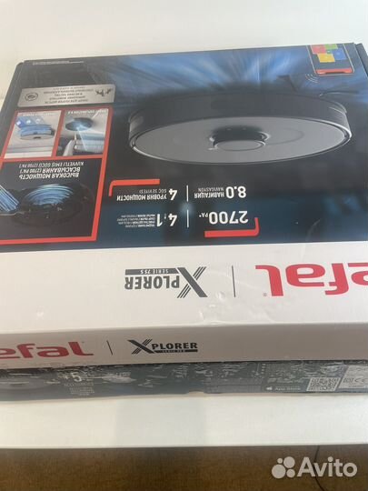 Робот пылесос Tefal 75 RG 8575wh Black