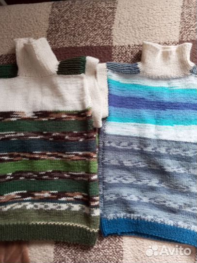 Жилетка вязаная детская