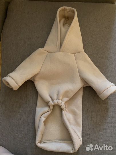 Толстовка худи для собаки с капюшоном