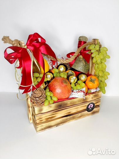 Подарочная корзина от класса, на выписку директору