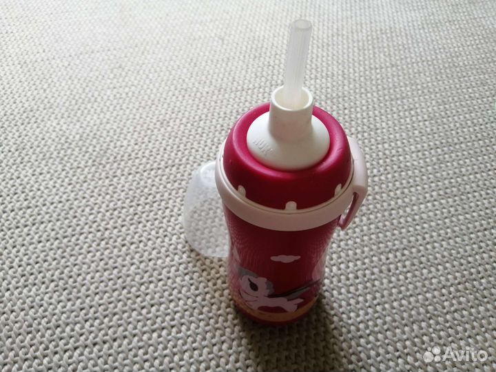 Бутылочки, поильники nuk+термос+ложка+пустышки