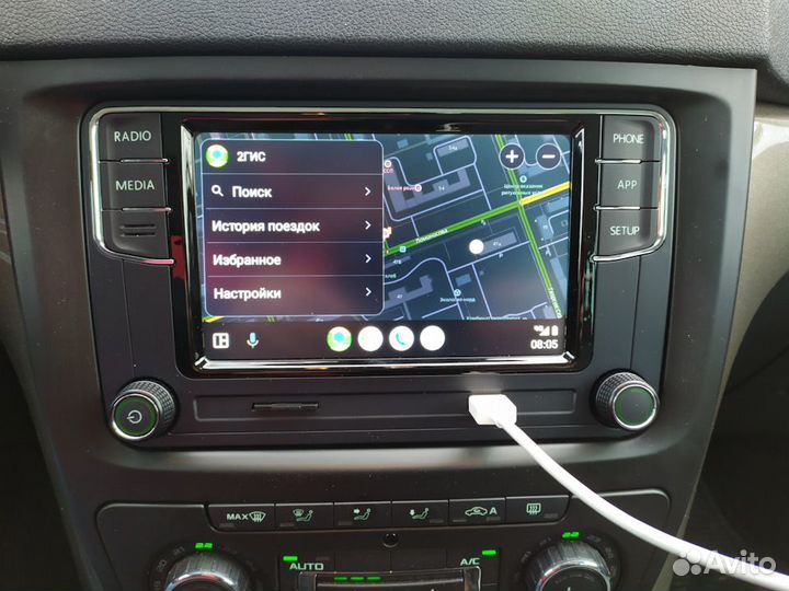 Магнитола VW RCD360 CarPlay MirrorLink