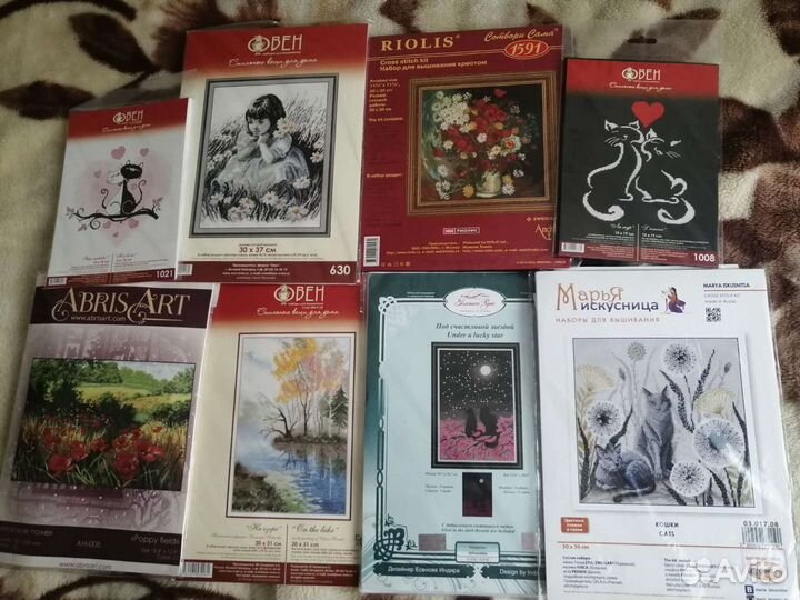 Наборы для вышивки крестом новые
